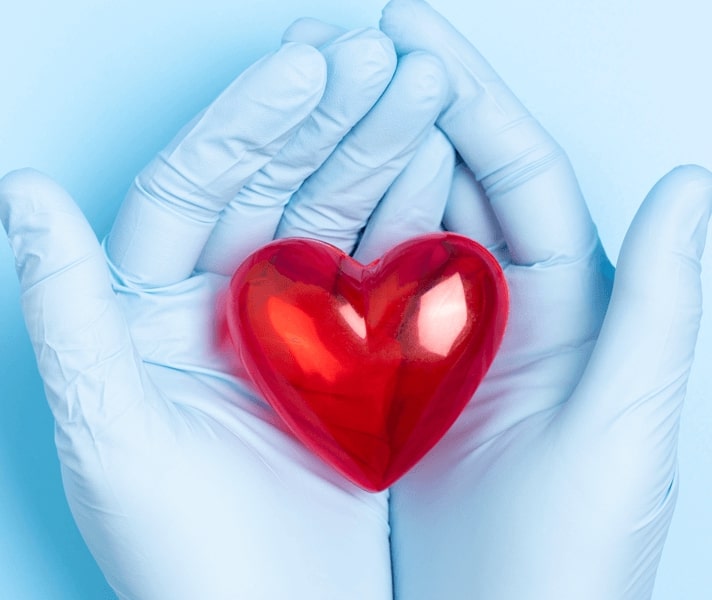 Tartle Hands Heart Blue Love